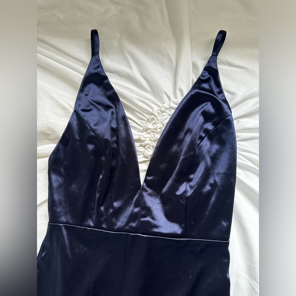 Stunning Blue Cocktail Maxi Dress - Picture 3 of 6